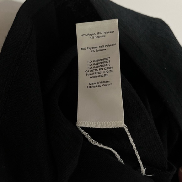 Wilfred Free Black Front Twist Subah Shirt - Picture 9 of 9